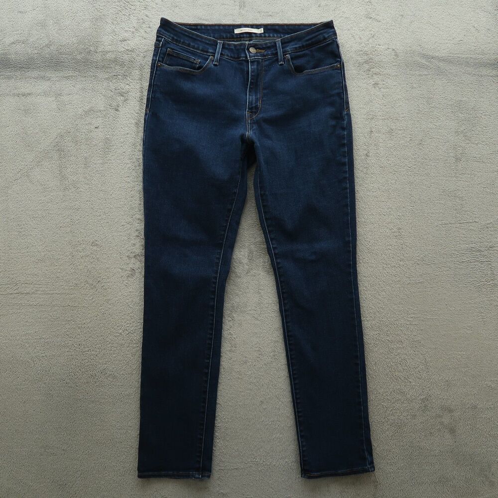 Levi's Jeans Women's Size 12M Blue Mid-Rise Skinny Denim 31" Inseam Stretch